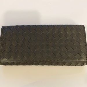 Bottega veneta men’s woven leather wallet